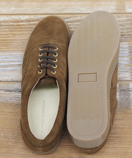 JOURNAL STANDARD（ジャーナルスタンダード）の「●スエード クロスステッチ スニーカー（スニーカー・メンズ・ネイビー/グリーン/レオパード/ウッド/タン/スミクロ・40/42/41）」の11枚目の写真