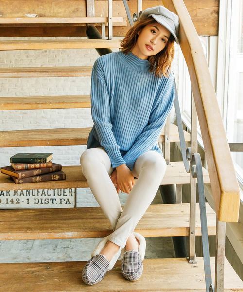 セール】【ボア中敷きSET】折り返しデザインあったかファーローファー