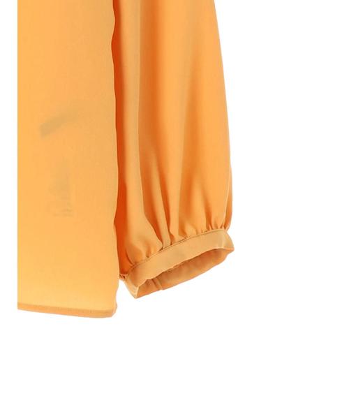 YECCA VECCA（イェッカヴェッカ）の「・フリルハイネックブラウス（シャツ/ブラウス・レディース・ネイビー/イエロー/アイボリー・FREE）」の12枚目の写真