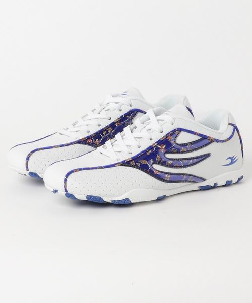 DRAGON BEARD(ドラゴンベアード)の「DB-470J(スニーカー・メンズ・ホワイト×ブルー/ホワイト×ホワイト・5inch/5.5inch/6inch/6.5inch/7.5inch/8inch/8.5inch/9inch/9.5inch/10inch)」の1枚目の写真