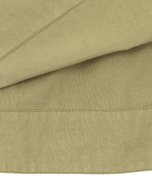 MHL.(エムエイチエル)の「COTTON RAMIE TOUGH POPLIN(スカート・レディース・ブラック/オリーブドラブ・1/2/3)」の7枚目の写真