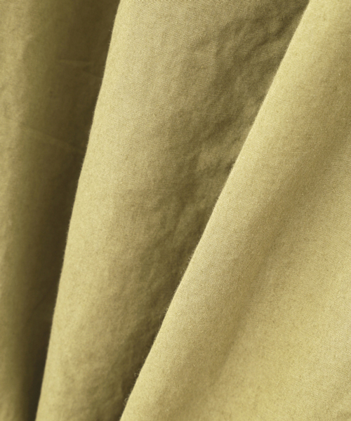 MHL.(エムエイチエル)の「COTTON RAMIE TOUGH POPLIN(スカート・レディース・ブラック/オリーブドラブ・1/2/3)」の8枚目の写真