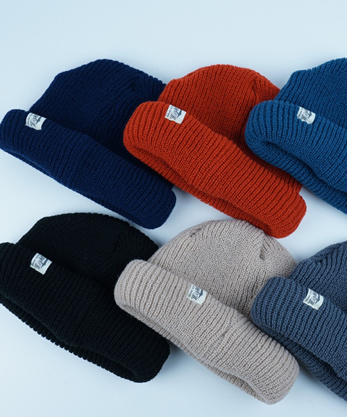 Mighty Shine（マイティシャイン）の「mko7917-ROLL WATCH 帽子（ニットキャップ/ビーニー・メンズ・ブラック/ベージュ/ブルー/チャコール/オレンジ/ネイビー・FREE）」の18枚目の写真