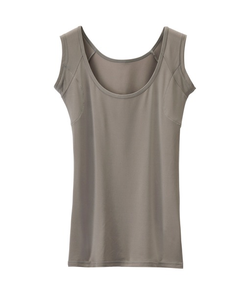 YU'NOW（ユナウ）の「ひんやり冷感！汗取り付クールハーフフレンチ【制菌】【抗菌防臭】【吸水速乾】（インナーウェア/肌着・レディース・ブラック/ベージュ/オフホワイト/ネイビー/ミント/ライトグレー/ピンク/ブラウン・MEDIUM/LARGE/X-LARGE/XXXX-LARGE/XXX-LARGE/XX-LARGE）」の4枚目の写真