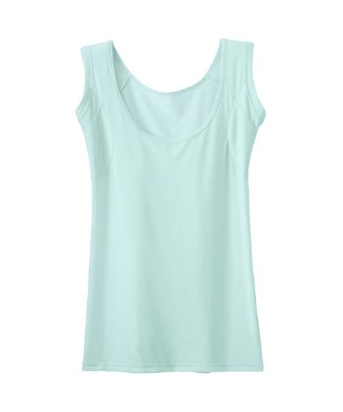 YU'NOW（ユナウ）の「ひんやり冷感！汗取り付クールハーフフレンチ【制菌】【抗菌防臭】【吸水速乾】（インナーウェア/肌着・レディース・ブラック/ベージュ/オフホワイト/ネイビー/ミント/ライトグレー/ピンク/ブラウン・MEDIUM/LARGE/X-LARGE/XXXX-LARGE/XXX-LARGE/XX-LARGE）」の6枚目の写真