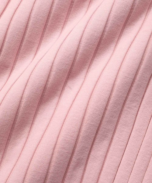 ADAM ET ROPE'（アダムエロペ）の「ワイドトタンテレコＴシャツ（Tシャツ/カットソー・レディース・ホワイト/ピンク/スミクロ・FREE）」の22枚目の写真