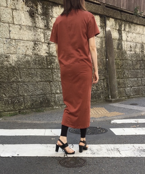 Culture Medium（カルチャーミディアム）の「40s綿天竺フロントツイストワンピース（ワンピース・レディース・ホワイト/テラコッタ/ライトベージュ/カーキ/ブラック・FREE）」の10枚目の写真