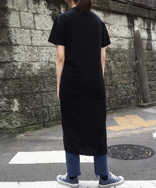 Culture Medium（カルチャーミディアム）の「40s綿天竺フロントツイストワンピース（ワンピース・レディース・ホワイト/テラコッタ/ライトベージュ/カーキ/ブラック・FREE）」の9枚目の写真