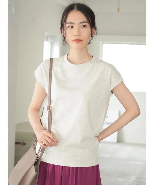 AMERICAN HOLIC（アメリカンホリック）の「ベーシックノースリーブカットプルオーバー（Tシャツ/カットソー・レディース・ブラック/カーキ/ホワイト系その他/グレー系その他2/グレー系その他・M/L）」の14枚目の写真