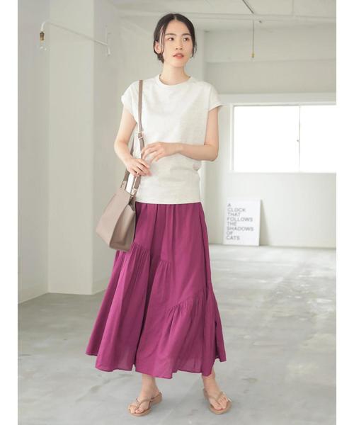 AMERICAN HOLIC（アメリカンホリック）の「ベーシックノースリーブカットプルオーバー（Tシャツ/カットソー・レディース・ブラック/カーキ/ホワイト系その他/グレー系その他2/グレー系その他・M/L）」の20枚目の写真