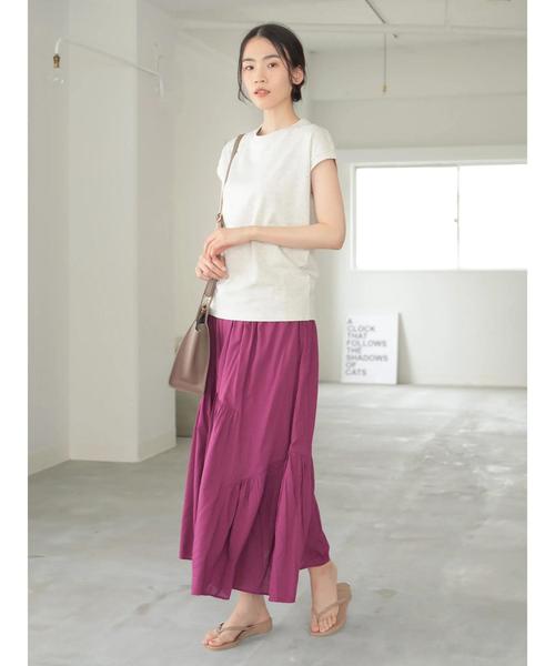 AMERICAN HOLIC（アメリカンホリック）の「ベーシックノースリーブカットプルオーバー（Tシャツ/カットソー・レディース・ブラック/カーキ/ホワイト系その他/グレー系その他2/グレー系その他・M/L）」の15枚目の写真