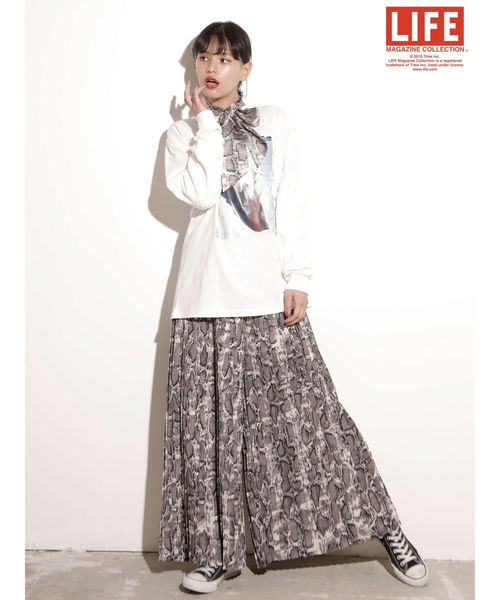 jouetie（ジュエティ）の「LIFE フォト ロンT（Tシャツ/カットソー・レディース・ライトブルー/ブラック/オフホワイト・MEDIUM）」の8枚目の写真