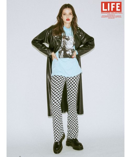 jouetie（ジュエティ）の「LIFE フォト ロンT（Tシャツ/カットソー・レディース・ライトブルー/ブラック/オフホワイト・MEDIUM）」の14枚目の写真