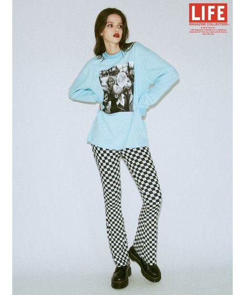 jouetie（ジュエティ）の「LIFE フォト ロンT（Tシャツ/カットソー・レディース・ライトブルー/ブラック/オフホワイト・MEDIUM）」の15枚目の写真