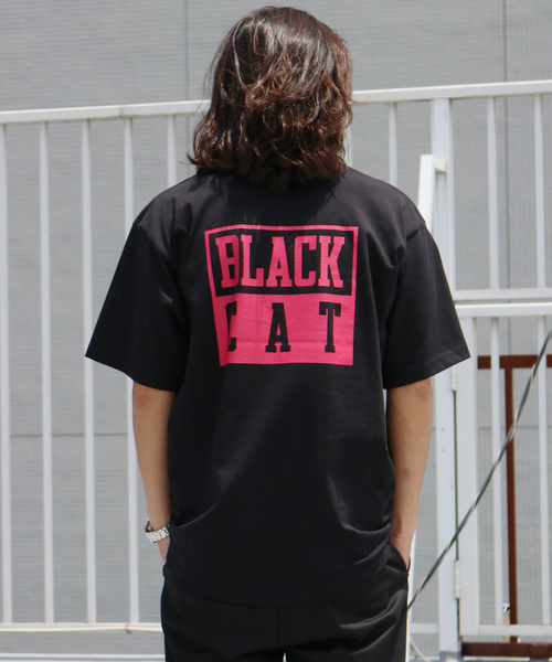 AlexanderLeeChang(アレキサンダーリーチャン)の「AlexanderLeeChang/アレキサンダーリーチャン BLACK CAT T(Tシャツ/カットソー・メンズ・イエロー/ブラック/ホワイト・2/3)」の1枚目の写真