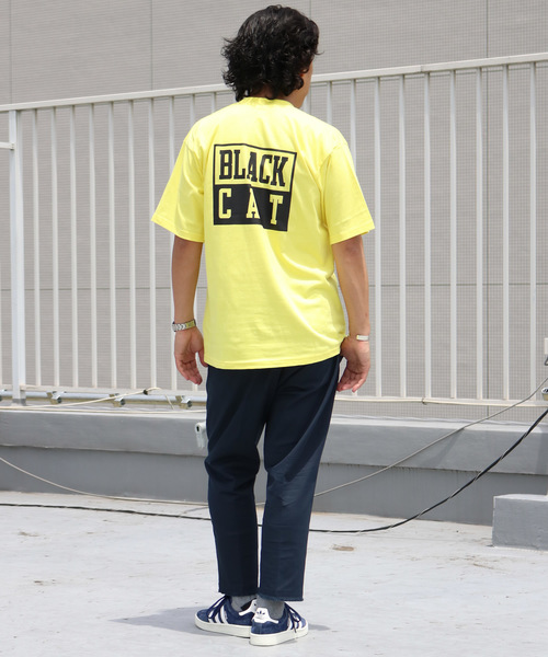 AlexanderLeeChang(アレキサンダーリーチャン)の「AlexanderLeeChang/アレキサンダーリーチャン BLACK CAT T(Tシャツ/カットソー・メンズ・イエロー/ブラック/ホワイト・2/3)」の7枚目の写真