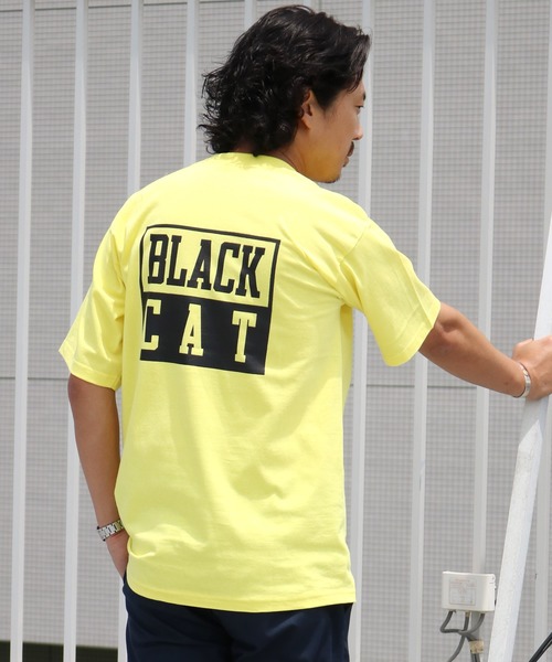 AlexanderLeeChang(アレキサンダーリーチャン)の「AlexanderLeeChang/アレキサンダーリーチャン BLACK CAT T(Tシャツ/カットソー・メンズ・イエロー/ブラック/ホワイト・2/3)」の14枚目の写真