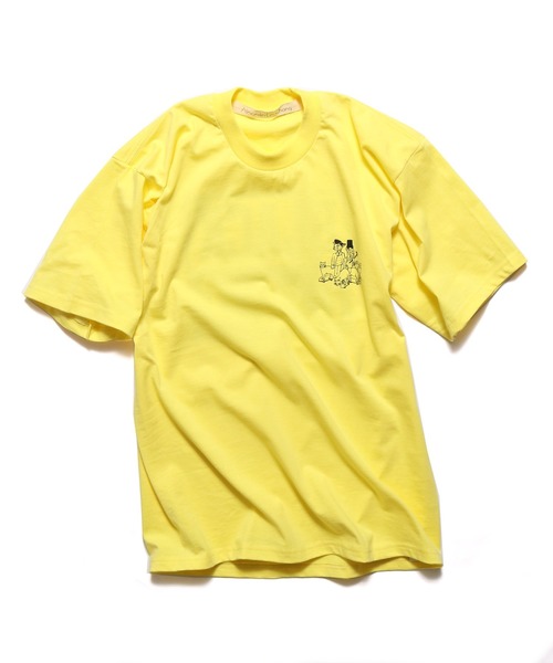 AlexanderLeeChang(アレキサンダーリーチャン)の「AlexanderLeeChang/アレキサンダーリーチャン BLACK CAT T(Tシャツ/カットソー・メンズ・イエロー/ブラック/ホワイト・2/3)」の15枚目の写真