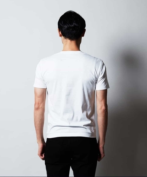 MICHEL KLEIN HOMME (ミッシェルクランオム)の「カットソー(Shield WIN)(Tシャツ/カットソー・メンズ・ブラック/ホワイト・44/46/48/51/52)」の8枚目の写真