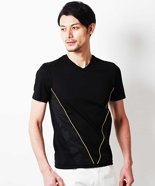 MICHEL KLEIN HOMME (ミッシェルクランオム)の「カットソー(Shield WIN)(Tシャツ/カットソー・メンズ・ブラック/ホワイト・44/46/48/51/52)」の15枚目の写真