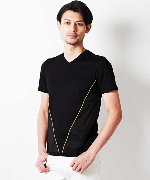 MICHEL KLEIN HOMME (ミッシェルクランオム)の「カットソー(Shield WIN)(Tシャツ/カットソー・メンズ・ブラック/ホワイト・44/46/48/51/52)」の16枚目の写真