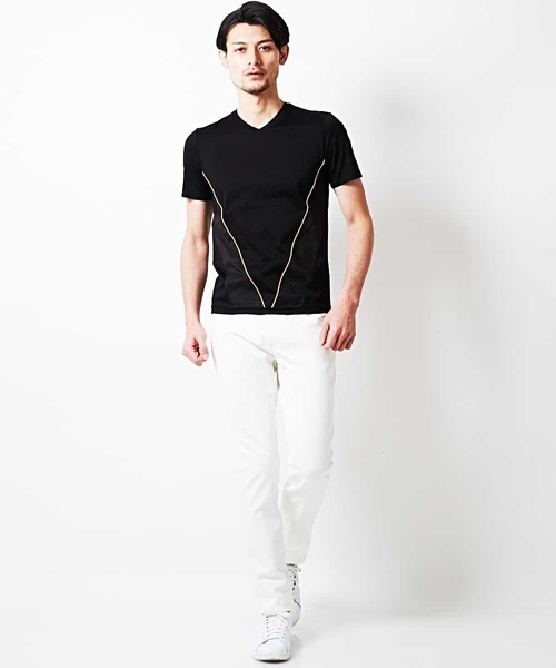 MICHEL KLEIN HOMME (ミッシェルクランオム)の「カットソー(Shield WIN)(Tシャツ/カットソー・メンズ・ブラック/ホワイト・44/46/48/51/52)」の18枚目の写真
