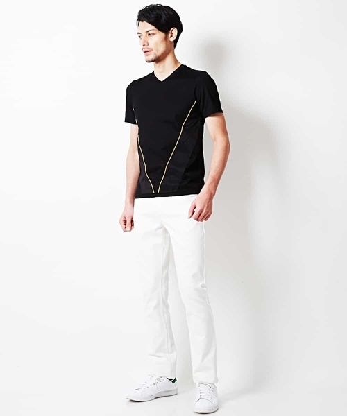 MICHEL KLEIN HOMME (ミッシェルクランオム)の「カットソー(Shield WIN)(Tシャツ/カットソー・メンズ・ブラック/ホワイト・44/46/48/51/52)」の19枚目の写真