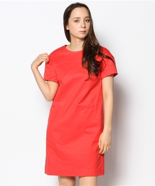 B:MING by BEAMS（ビーミングバイビームス）の「○ビーミング by ビームス / コットンツイルワンピース（ワンピース・レディース・レッド/ネイビー/オリーブ・MEDIUM/SMALL）」の3枚目の写真
