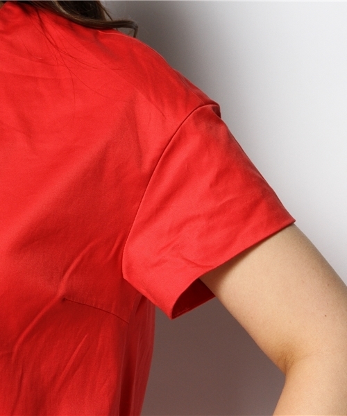 B:MING by BEAMS（ビーミングバイビームス）の「○ビーミング by ビームス / コットンツイルワンピース（ワンピース・レディース・レッド/ネイビー/オリーブ・MEDIUM/SMALL）」の7枚目の写真