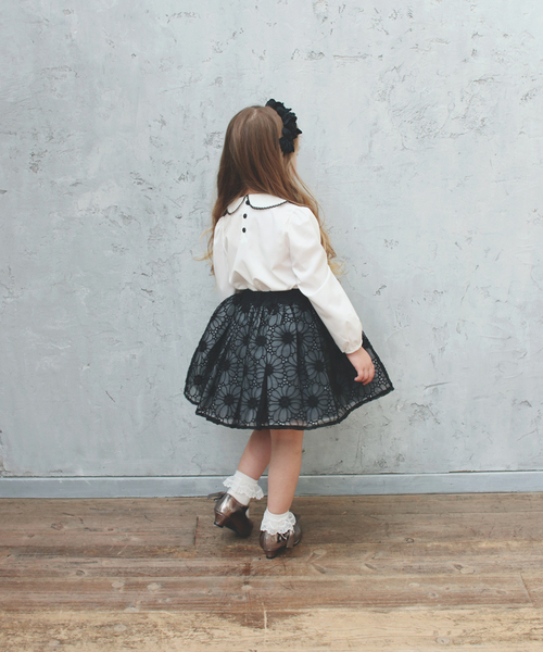 Rora（ローラ）の「モイナ ブラウス（シャツ/ブラウス・キッズ・ホワイト・110cm/100cm/130cm/140cm/90cm/120cm/150cm）」の5枚目の写真