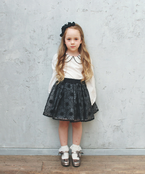 Rora（ローラ）の「モイナ ブラウス（シャツ/ブラウス・キッズ・ホワイト・110cm/100cm/130cm/140cm/90cm/120cm/150cm）」の8枚目の写真