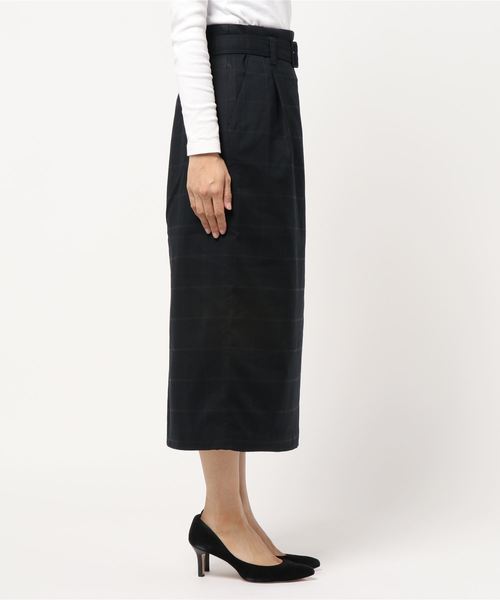 LOWRYS FARM（ローリーズファーム）の「ベルトツキタイトスカート　860286（スカート・レディース・ネイビー/ブラウン/カーキ/ベージュ/ブラウン系その他/ダークブラウン/ブラック・MEDIUM/LARGE）」の8枚目の写真