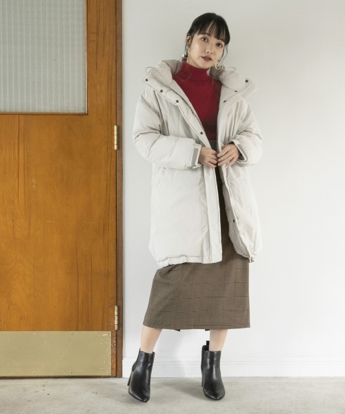 LOWRYS FARM（ローリーズファーム）の「ベルトツキタイトスカート　860286（スカート・レディース・ネイビー/ブラウン/カーキ/ベージュ/ブラウン系その他/ダークブラウン/ブラック・MEDIUM/LARGE）」の18枚目の写真