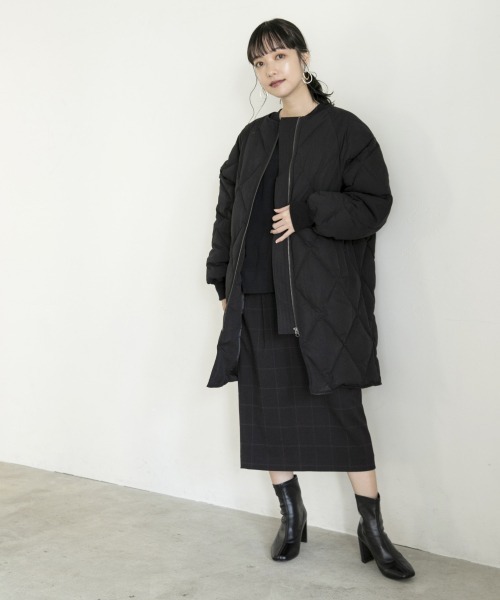 LOWRYS FARM（ローリーズファーム）の「ベルトツキタイトスカート　860286（スカート・レディース・ネイビー/ブラウン/カーキ/ベージュ/ブラウン系その他/ダークブラウン/ブラック・MEDIUM/LARGE）」の15枚目の写真