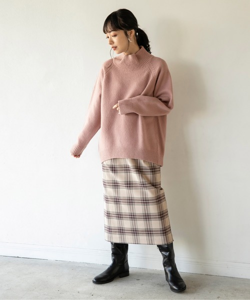 LOWRYS FARM（ローリーズファーム）の「ベルトツキタイトスカート　860286（スカート・レディース・ネイビー/ブラウン/カーキ/ベージュ/ブラウン系その他/ダークブラウン/ブラック・MEDIUM/LARGE）」の22枚目の写真