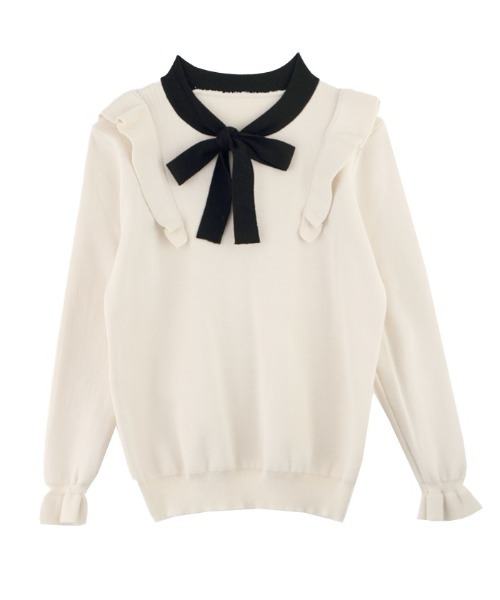 超特価sale開催即納 セール Femme アクシーズファム のニット セーター ボータイニットｐｏ Te131x10 をセール価格で購入できます Axes ボータイニットｐｏ ニット セーター Axes Femme アクシーズファム のファッション