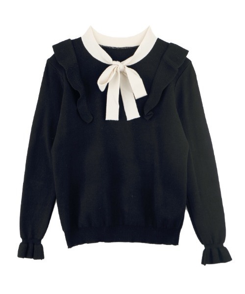 超特価sale開催即納 セール Femme アクシーズファム のニット セーター ボータイニットｐｏ Te131x10 をセール価格で購入できます Axes ボータイニットｐｏ ニット セーター Axes Femme アクシーズファム のファッション