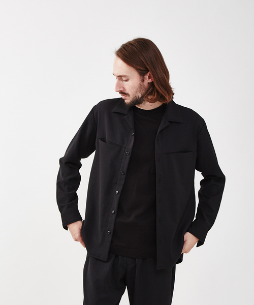 5351 POUR LES HOMMES(ゴーサンゴーイチプールオム)の「セットアップ対応リランチェツイルバックヨークシャツ(シャツ/ブラウス・メンズ・カーキ/ブラック・44/46/48)」の1枚目の写真