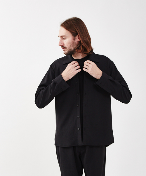 5351 POUR LES HOMMES(ゴーサンゴーイチプールオム)の「セットアップ対応リランチェツイルバックヨークシャツ(シャツ/ブラウス・メンズ・カーキ/ブラック・44/46/48)」の22枚目の写真