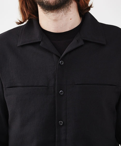 5351 POUR LES HOMMES(ゴーサンゴーイチプールオム)の「セットアップ対応リランチェツイルバックヨークシャツ(シャツ/ブラウス・メンズ・カーキ/ブラック・44/46/48)」の19枚目の写真