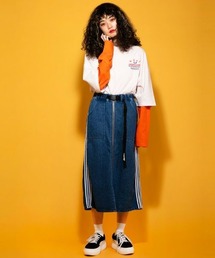 Candy Stripper | LINED LONG スカート(スカート)