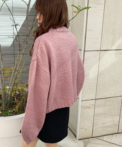 apres jour(アプレジュール)の「ミルクニット【ZOZOTOWN限定アイテム】(ニット/セーター・レディース・ライトブルー/イエロー/オレンジ/ライトグリーン/モカ/ラベンダー/ライトピンク/ライトベージュ・フリー)」の22枚目の写真