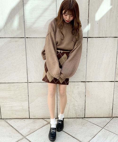 apres jour(アプレジュール)の「ミルクニット【ZOZOTOWN限定アイテム】(ニット/セーター・レディース・ライトブルー/イエロー/オレンジ/ライトグリーン/モカ/ラベンダー/ライトピンク/ライトベージュ・フリー)」の10枚目の写真