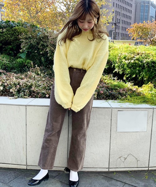 apres jour(アプレジュール)の「ミルクニット【ZOZOTOWN限定アイテム】(ニット/セーター・レディース・ライトブルー/イエロー/オレンジ/ライトグリーン/モカ/ラベンダー/ライトピンク/ライトベージュ・フリー)」の11枚目の写真