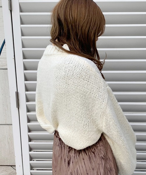 apres jour(アプレジュール)の「ミルクニット【ZOZOTOWN限定アイテム】(ニット/セーター・レディース・ライトブルー/イエロー/オレンジ/ライトグリーン/モカ/ラベンダー/ライトピンク/ライトベージュ・フリー)」の21枚目の写真