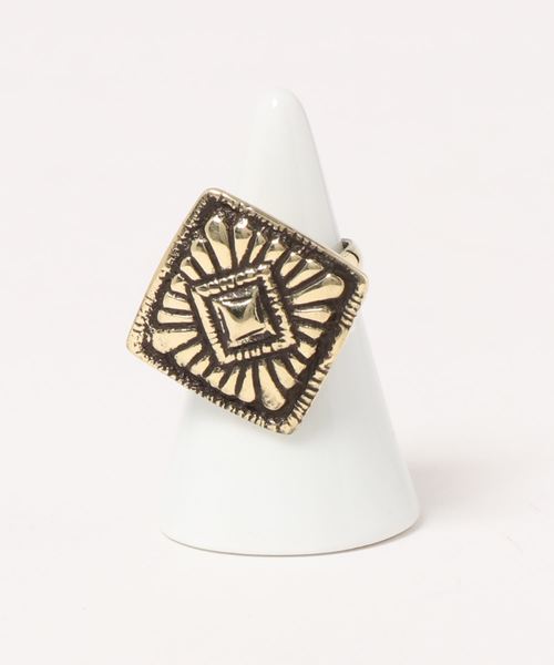 チャイハネ（チャイハネ）の「【チャイハネ】コンチョ風ネイティブモチーフリング（リング・レディース・ゴールド系その他3/シルバー系その他3/シルバー系その他/シルバー系その他2/シルバー系その他4/シルバー系その他5/シルバー系その他6/ゴールド系その他/ゴールド系その他2/ゴールド系その他4/ゴールド系その他5/ゴールド系その他6・FREE）」の11枚目の写真