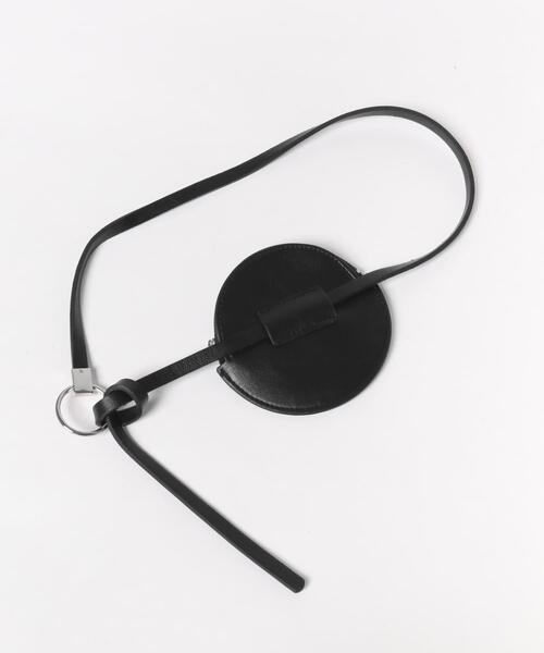 SMELLY（スメリー）の「マルポーチベルト（ベルト・レディース・ブラック/ベージュ・-）」の4枚目の写真