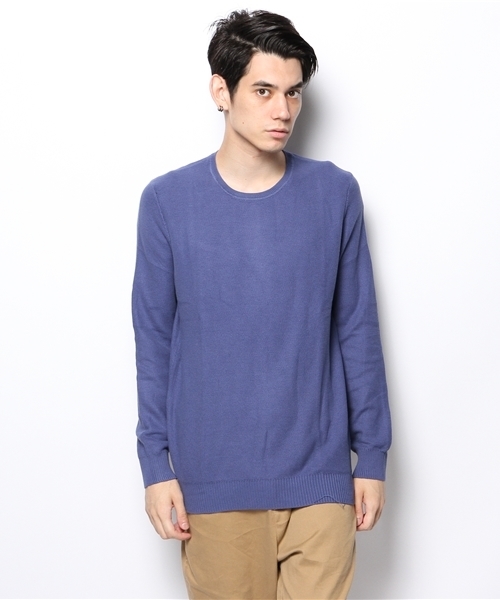 GIORDANO（ジョルダーノ）の「[GIORDANO]クルーネックカラーニット（ニット/セーター・メンズ・ブラック/グレー/ブルー/ダークブルー/オレンジ/ベージュ/レッド/ブラック系その他/チャコールグレー・MEDIUM/LARGE/X-LARGE）」の18枚目の写真