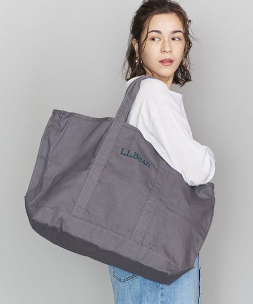 L.L.Bean（エルエルビーン）の「＜L.L.BEAN＞GLOSSARY トートバッグ Ψ（トートバッグ・レディース・オフホワイト/グレー・FREE）」の13枚目の写真