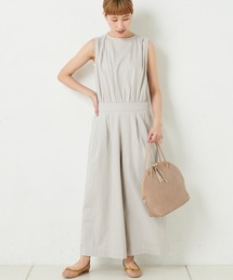 PUAL CE CIN | 綿麻ツイルサロペット(その他パンツ)